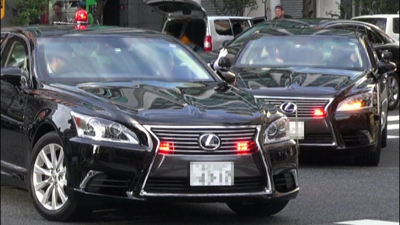 要人車列 総理大臣警護車列 秋葉原都議選遊説 警視庁lexus Ls警護車 Prime Minister Of Japan Motorcade 17 7 Youtube