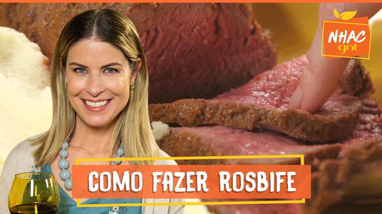 Rosbife ao ponto como fazer filé mignon no forno e SUPERMACIO 🥩 Rita