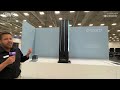 Cedia expo 22 c seed demos 144 hlf foldable retractable outdoor 16mm led tv