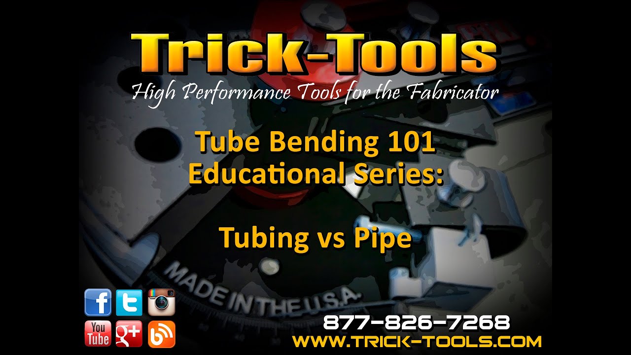 Tube Bending 101 Educational Series Tubing vs. Pipe YouTube
