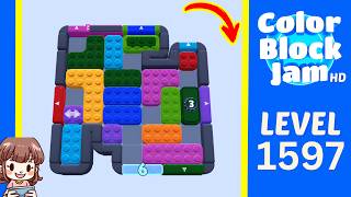 Color Block Jam Level 1597 Solution Walkthrough