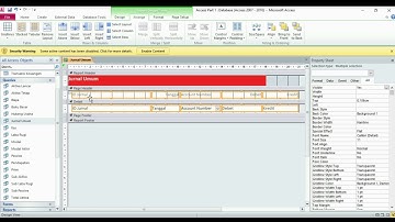Tutorial Access Membuat Laporan Keuangan Part 13/15
