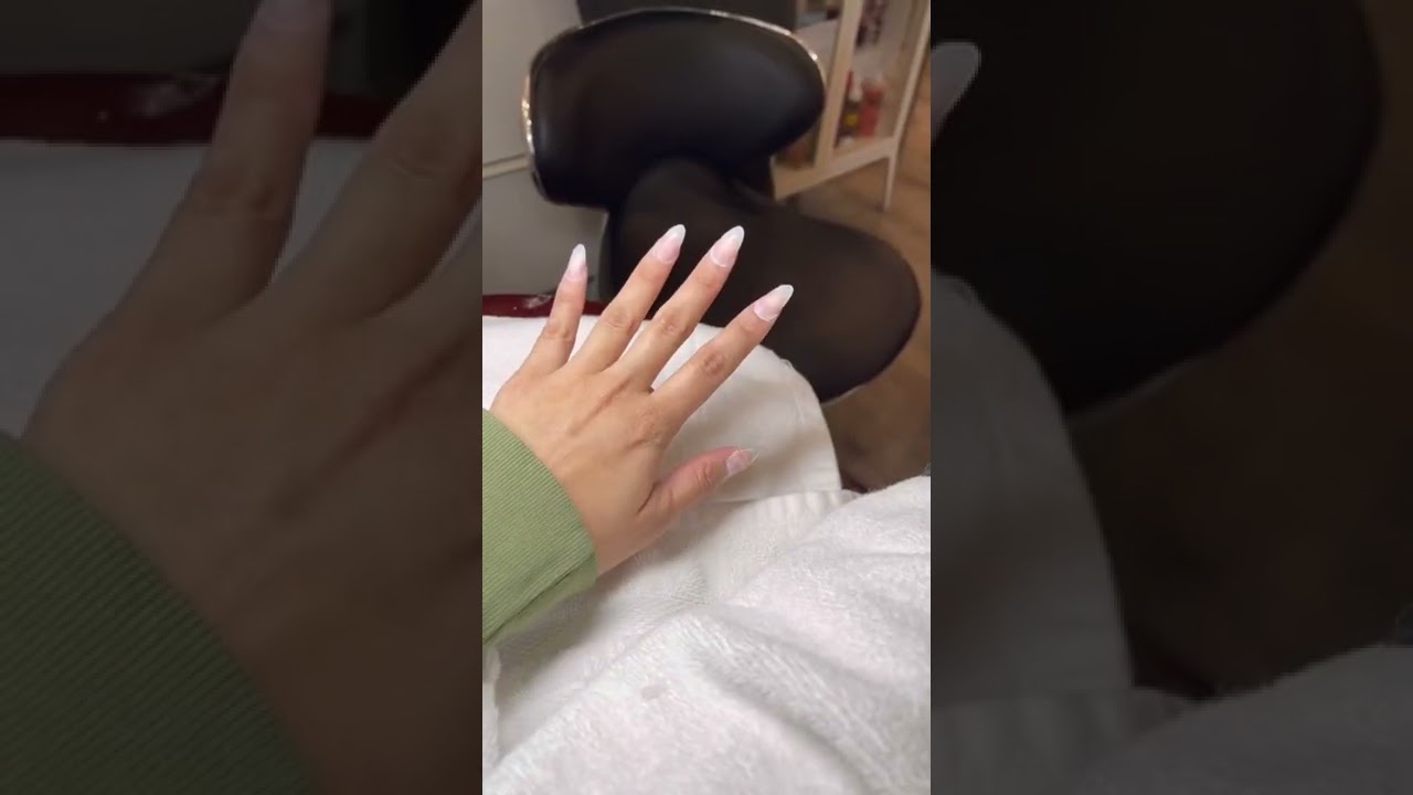 i got my nails done for paris 💅🏼🇫🇷