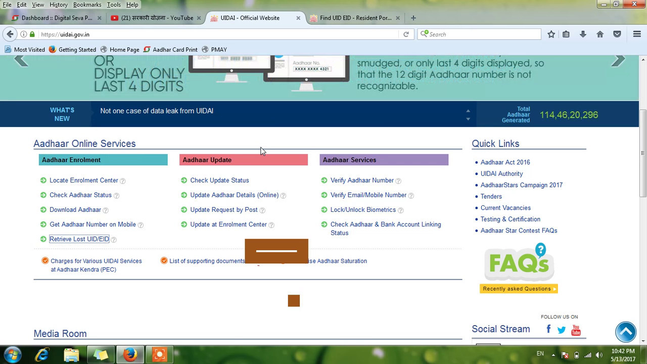 lost-aadhaar-card-enrollment-acknowledgement-slip-how-to-get-it-youtube