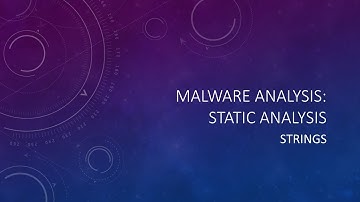 Strings | Static Analysis @ Malware Analysis Series - Reminthink Notes
