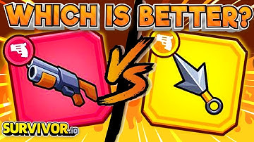 EPIC Kunai Vs. LEGENDARY Shotgun: Which Is BETTER ? | Survivor.io