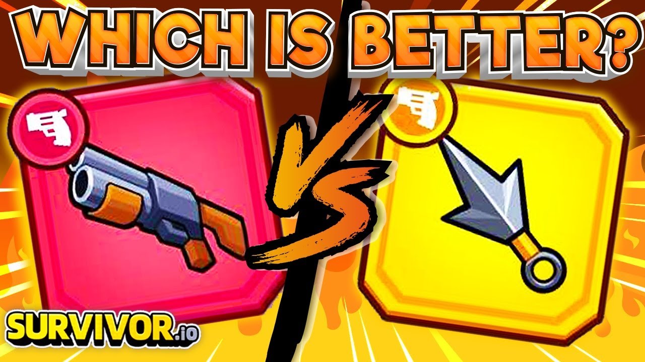 EPIC Kunai Vs. LEGENDARY Shotgun: Which Is BETTER ? | Survivor.io