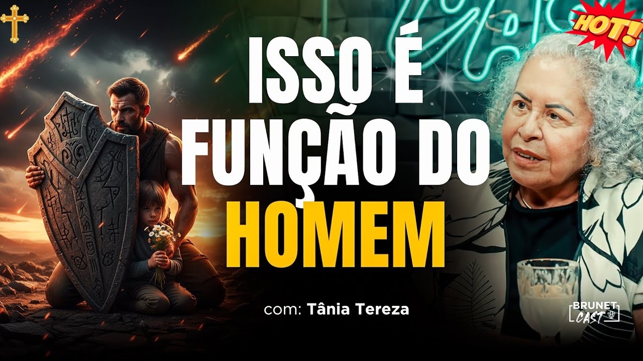 O HOMEM TEM UM PAPEL IMPORTANTE NO MUNDO ESPIRITUAL | TANIA TEREZA NO BRUNETCAST