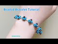 How to make beaded bracelet, Jewelry making Tutorial