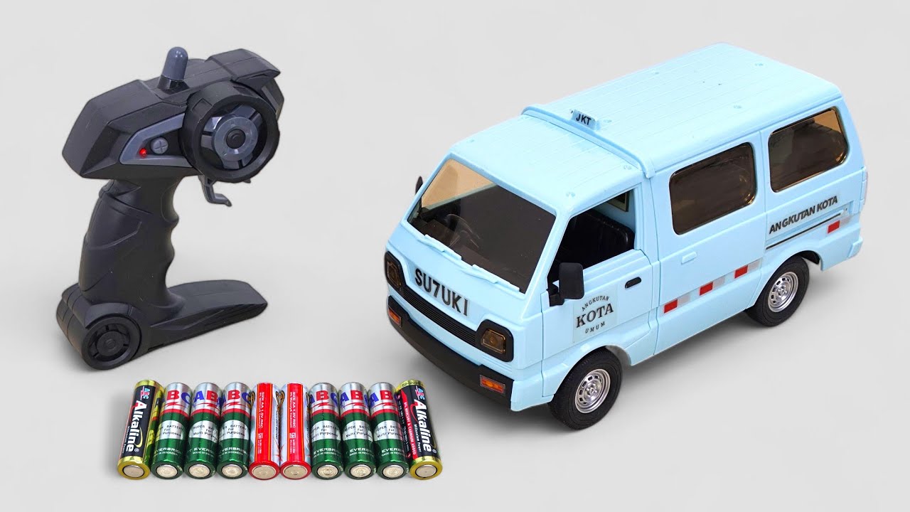 Unboxing RC Minibus Taxi Car 