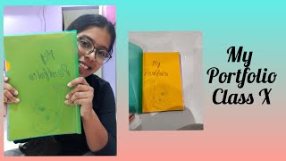 My Portfolio || CBSE Class 10 || Making || Designs || Samhita Basireddy