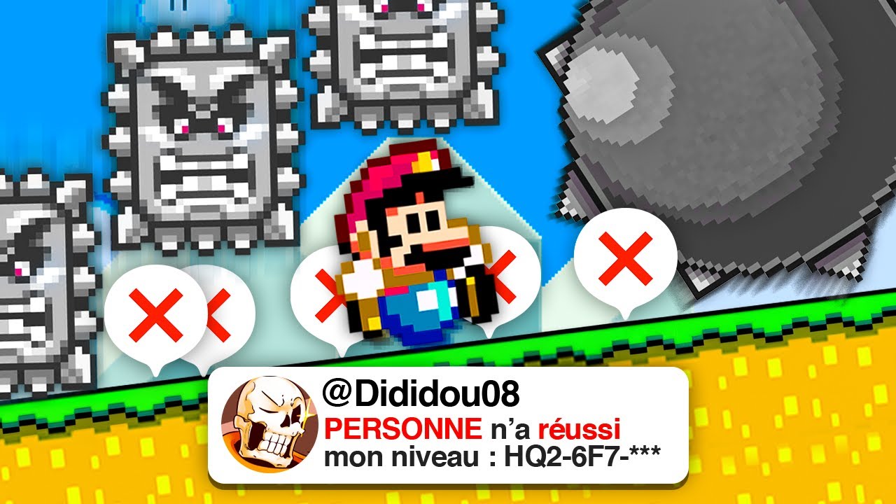CE NIVEAU MARIO MAKER M'A PRIS TOUTE MON ENERGIE.......