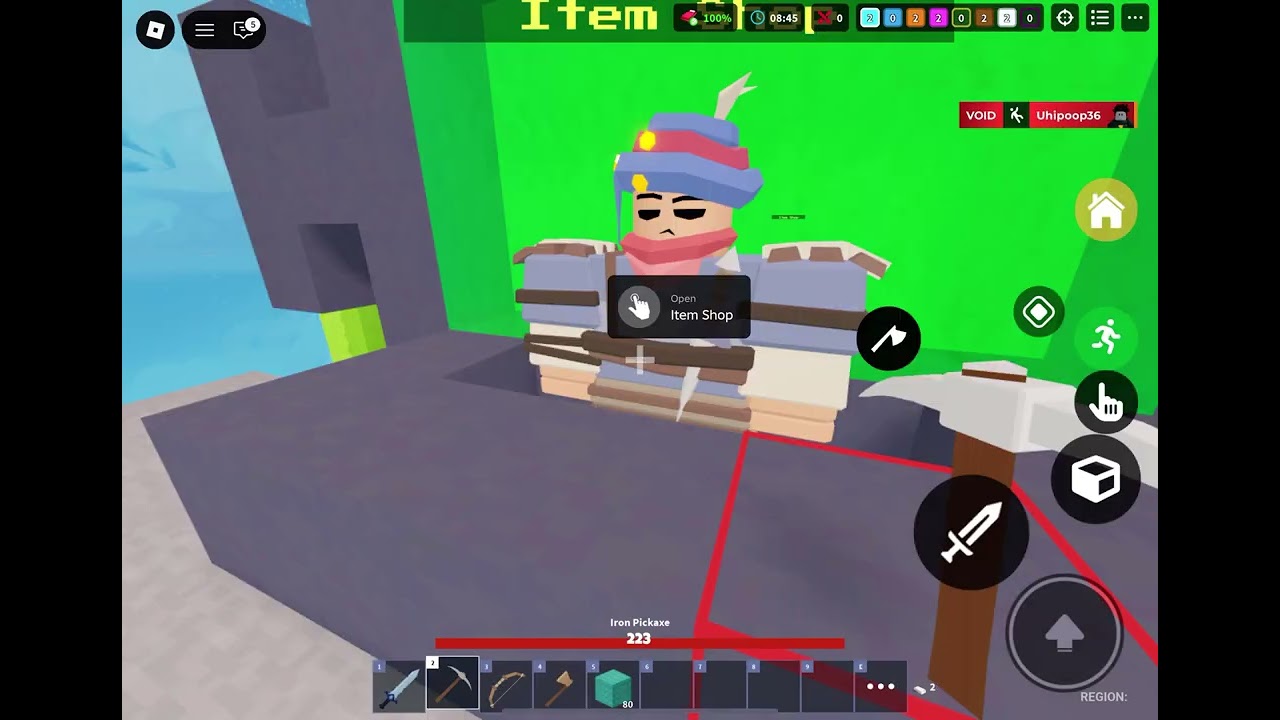 Playing BEDWARS with elder tree kit