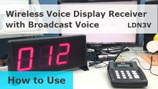 【How to Use】Wireless 【LDN3V】Voice Display Receiver with Broadcast Voice 【Gold Apollo 金阿波羅】 screenshot 4