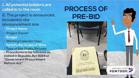Opening of Bids and Pre-Bid Conference