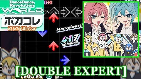 【DDR WORLD】 悲報！ワイ！ニート！[Hihou! Wai! Neet!] / Shu [DOUBLE EXPERT] 譜面確認+Clap