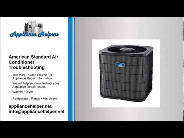 Ac Unit Sears Air Conditioner Repair Service American Standard Air