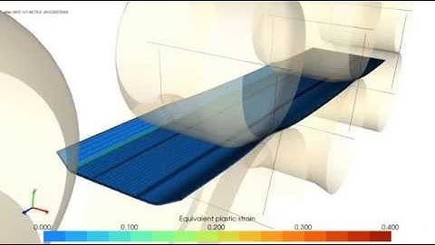 Roll forming Simulation of a Rocker Panel