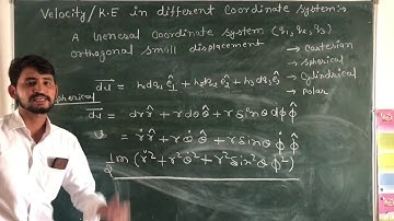 Lagrangian mechanics 02 How to write kinetic energy in different type of coordinate system