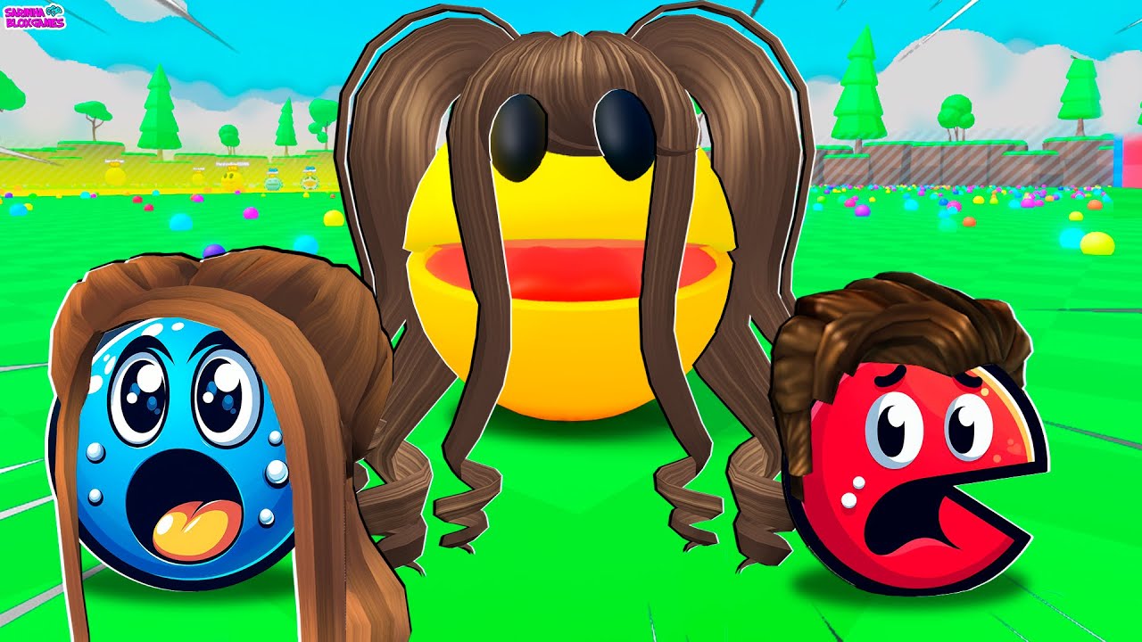 VIREI UM PACMAN GIGANTE NO ROBLOX!!