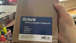 Oxford Composition Kraft Notebooks 📔