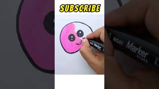 How to Draw Color a Pink JellyFish