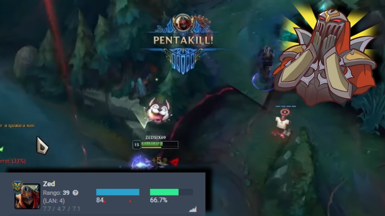 Mejor zed de LAN 70%Win Rate 