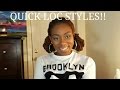 Quick 30 second Loc Hairstyles