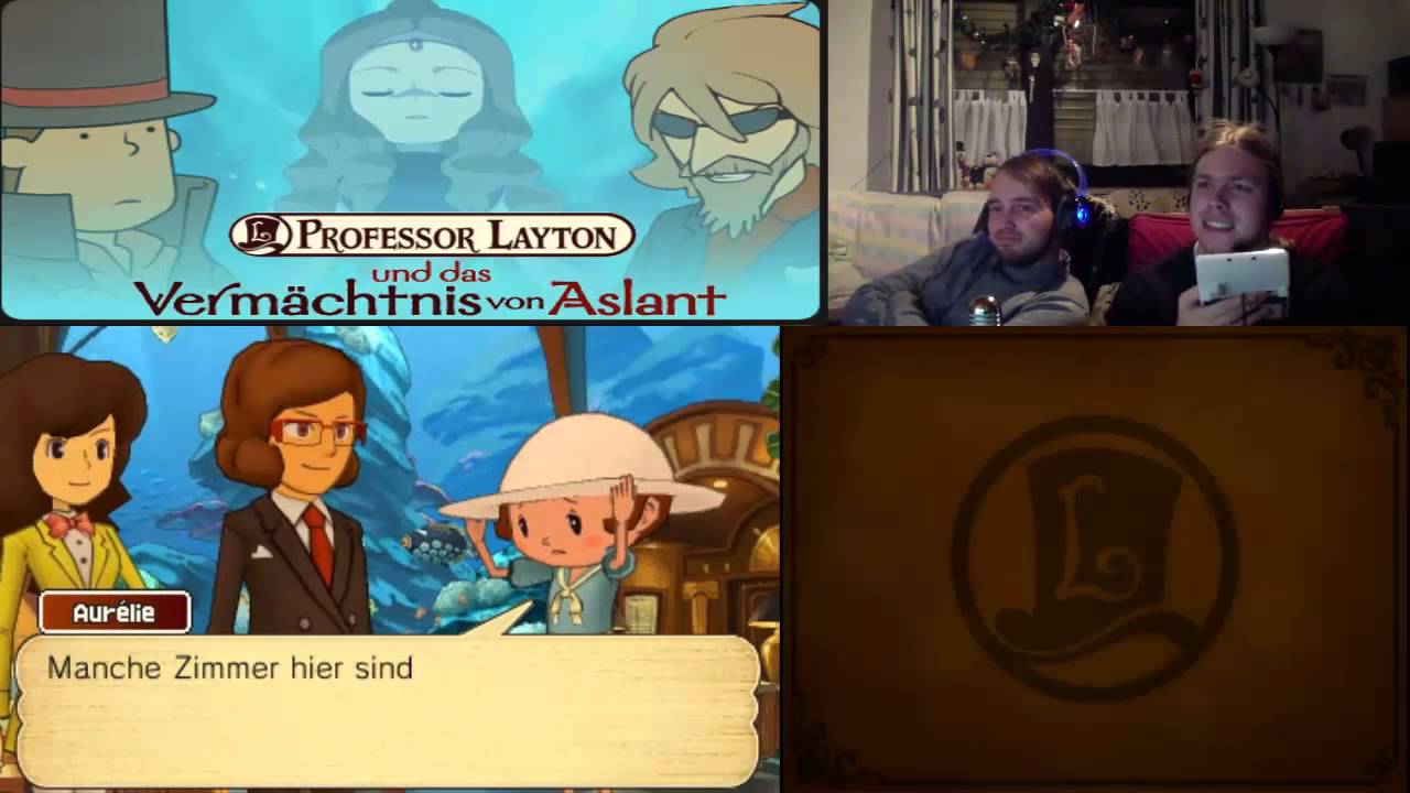 Let's Play Together Professor Layton und das Vermächtnis von Aslant