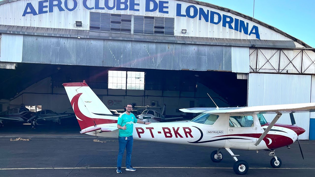 Primeiro Voo Solo de Piloto Privado no Cessna 150 - PT-BKR | Aeroclube de Londrina
