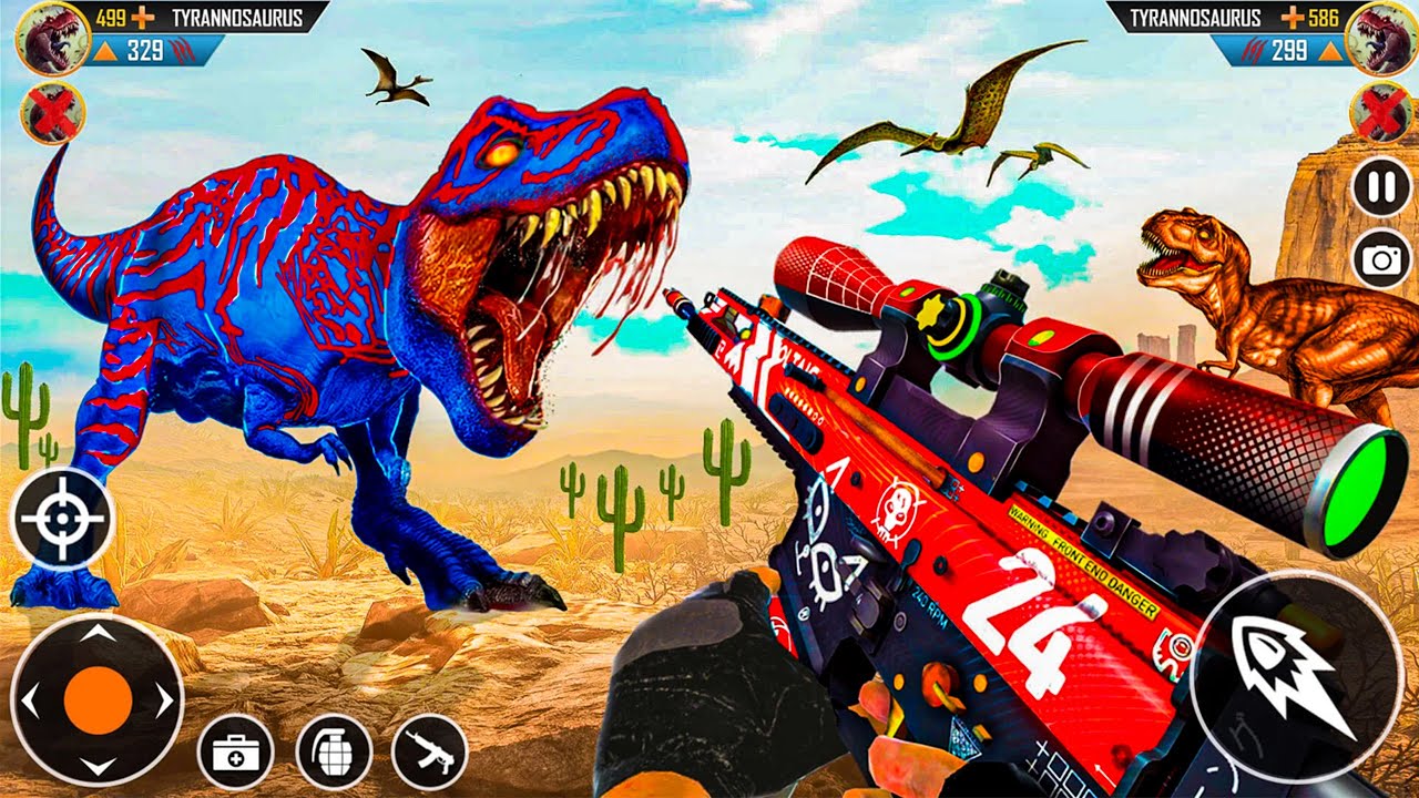 Wilde dinosaur hunting gun game | Dinosaur shooting game pc | Dinosaur hunting games | New Gameplay