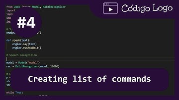 How to Create Your Virtual Assistant with Python 2021 - #4