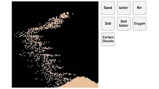 Unity engine cellular automata physics test