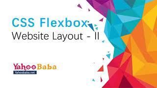 Create Website Layout with CSS Flexbox II in Hindi Urdu