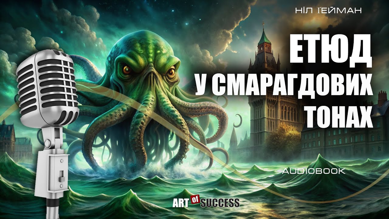 «Етюд у смарагдових тонах» Ніла Геймана #АудіокнигаУкраїнською #Ктулху #ШерлокХолмс