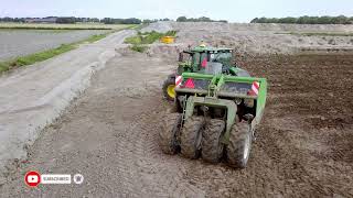 Loonbedrijf Sturm Jacobs B V l Farmtec diepspitmachine l John Deere 6215R