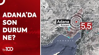 Adanada 5.5 Büyüklüğünde Deprem Tv100 Haber