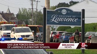 Lawrence school evacuated after reports of gas odor