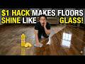 $1 Olive Oil + Lemon Makes Wood Floors Shine Like Glass. The $15 Polish Industry BURIED This