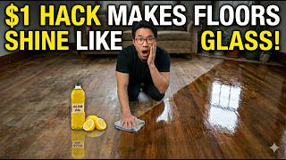 $1 Olive Oil + Lemon Makes Wood Floors Shine Like Glass. The $15 Polish Industry BURIED This