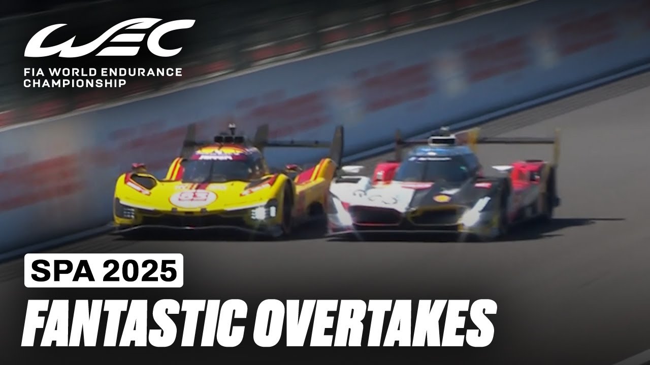 Fantastic Overtakes from Spa | TotalEnergies 6 Hours of Spa | FIA WEC