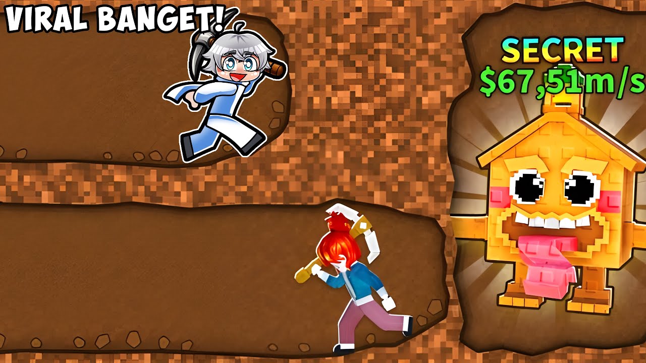 SERU BANGET! Aku Harus GALI TANAH Sedalam Mungkin Demi BRAINROT di Roblox!