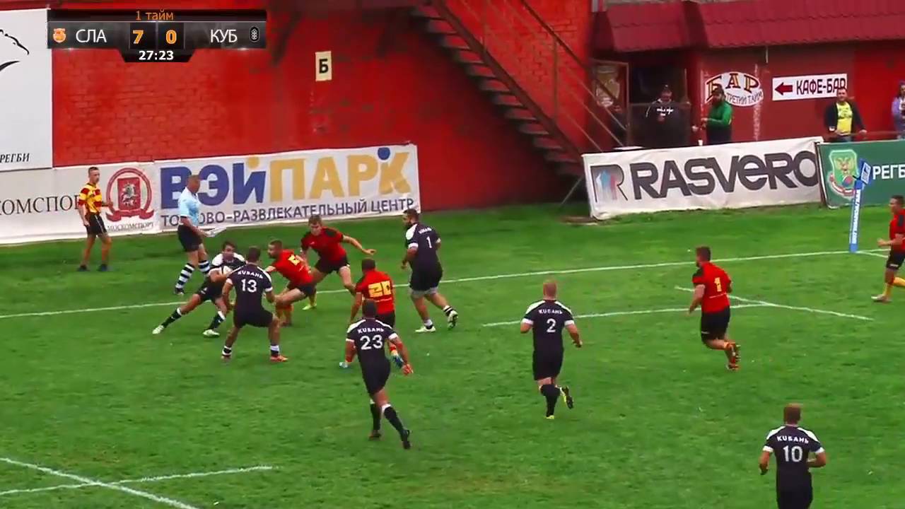 One Hand Rugby Pass Brilliant one-handed pass | Russian Rugby Championship 2016 - YouTube