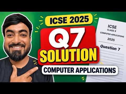 ICSE Class 10 Computer Applications 2025 Q7 | Method Overloading in Java | Full Coding & Explanation