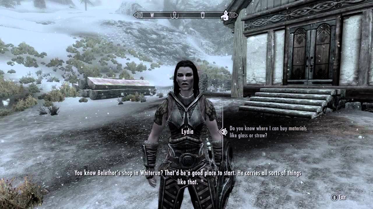 Skyrim Hearthfire Hiring Stewards YouTube