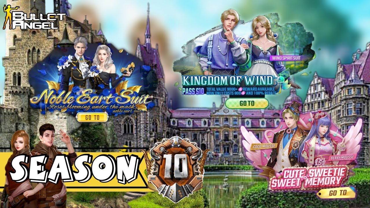 Noble Earl , Sweet Blessings & Angel Pass S10 - New Season 10 | Rebate Gift | Bullet Angel Malaysia