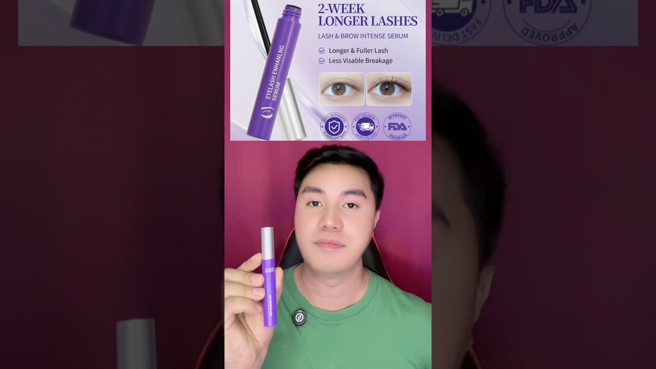 Eyelash Growth Serum - Lengthen, thicken, nourish lash roots. 