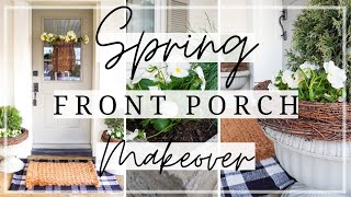 Farmhouse Front Porch Makeover | Spring Porch Decorating Ideas 2022