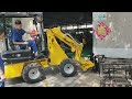 Rippa RL06 loader with pallet forks.