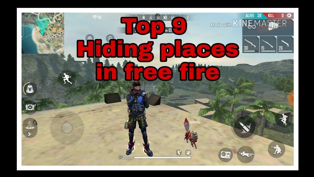 TOP 9 hidden/secret places in Bermuda and purgatory map free fire